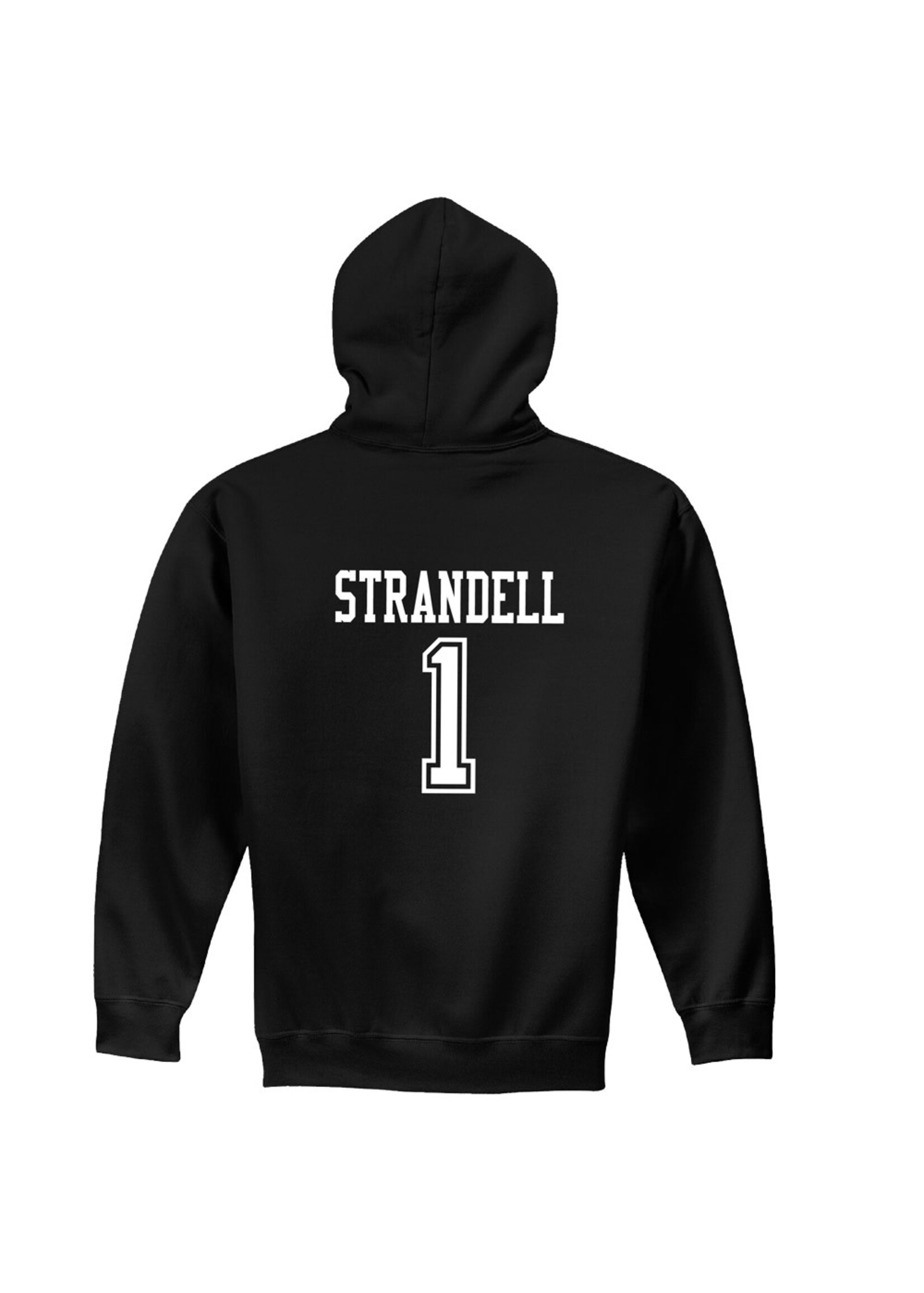 AHUNDYP #1 Sam Strandell North Dakota Football Sport Adult Hood