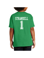 AHUNDYP #1 Sam Strandell North Dakota Football Youth Sport Tee AHUNDYP #1 Sam Strandell North Dakota Football Youth Sport Tee