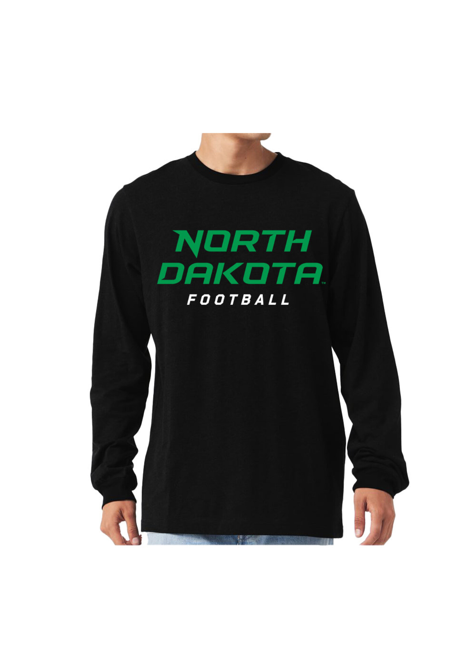 AHUNDYP #0 Lance Rucker North Dakota Football Sport Adult Long Sleeve