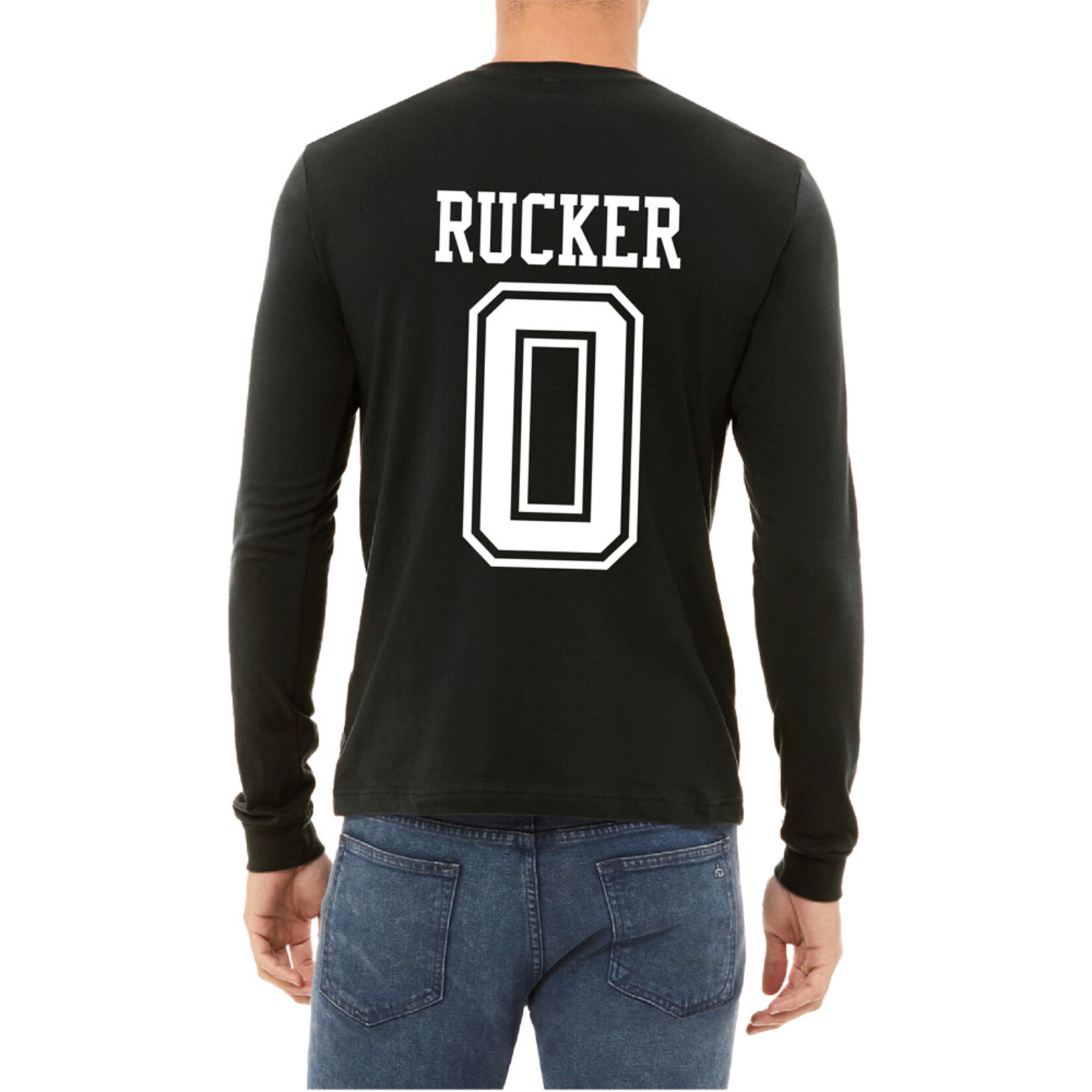 AHUNDYP #0 Lance Rucker North Dakota Football Sport Adult Long Sleeve