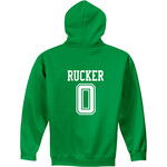AHUNDYP #0 Lance Rucker North Dakota Football Sport Youth Hood