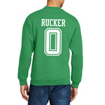 AHUNDYP #0 Lance Rucker North Dakota Football Sport Adult Crew