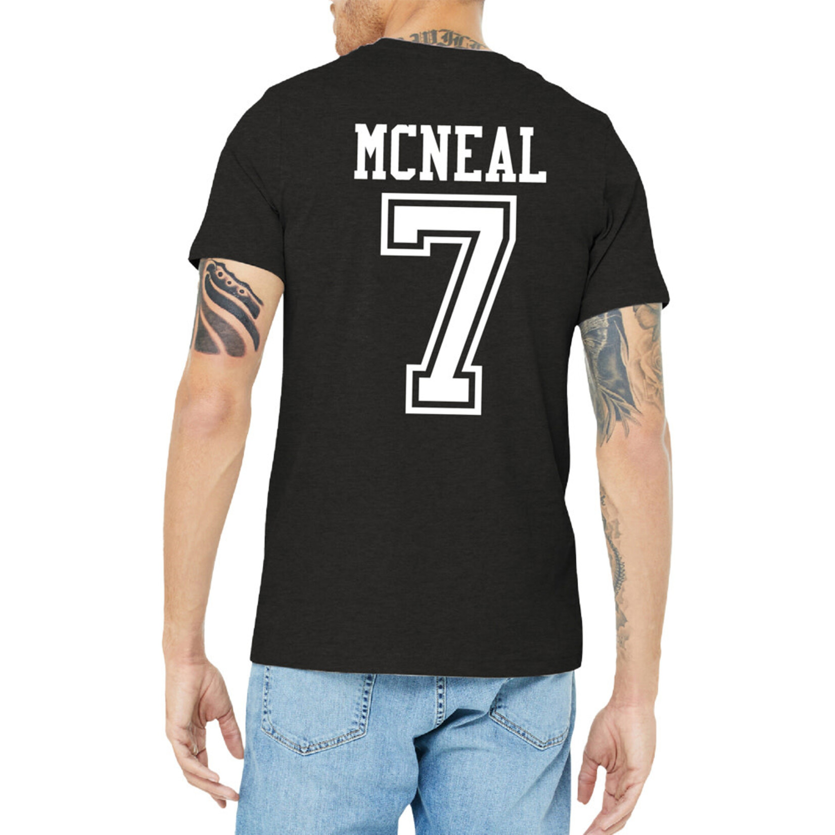 AHUNDYP #7 Malachi McNeal North Dakota Football Sport Adult Tee