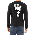 AHUNDYP #7 Malachi McNeal North Dakota Football Sport Adult Long Sleeve