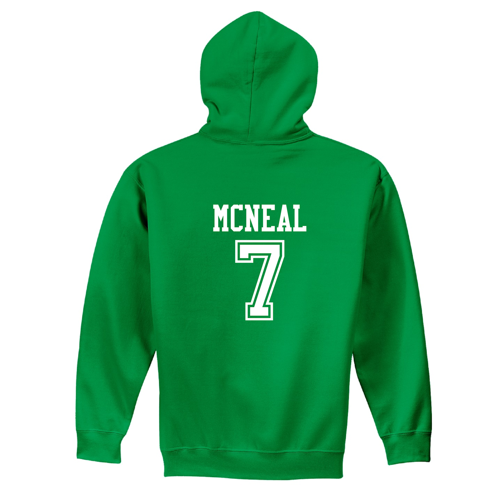 AHUNDYP #7 Malachi McNeal North Dakota Football Sport Youth Hood