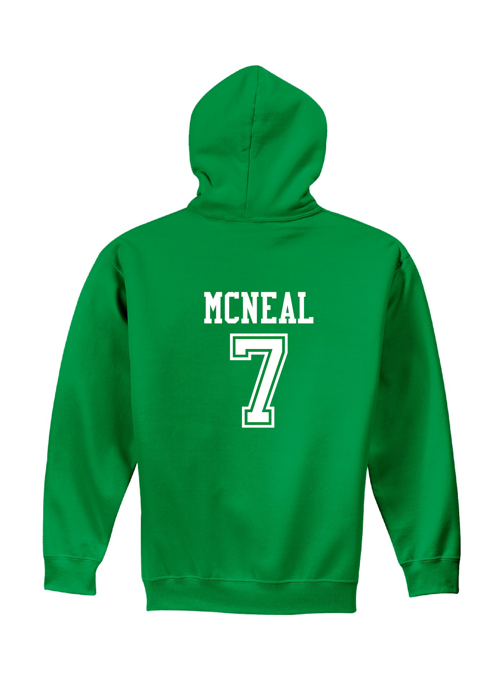 AHUNDYP #7 Malachi McNeal North Dakota Football Sport Youth Hood