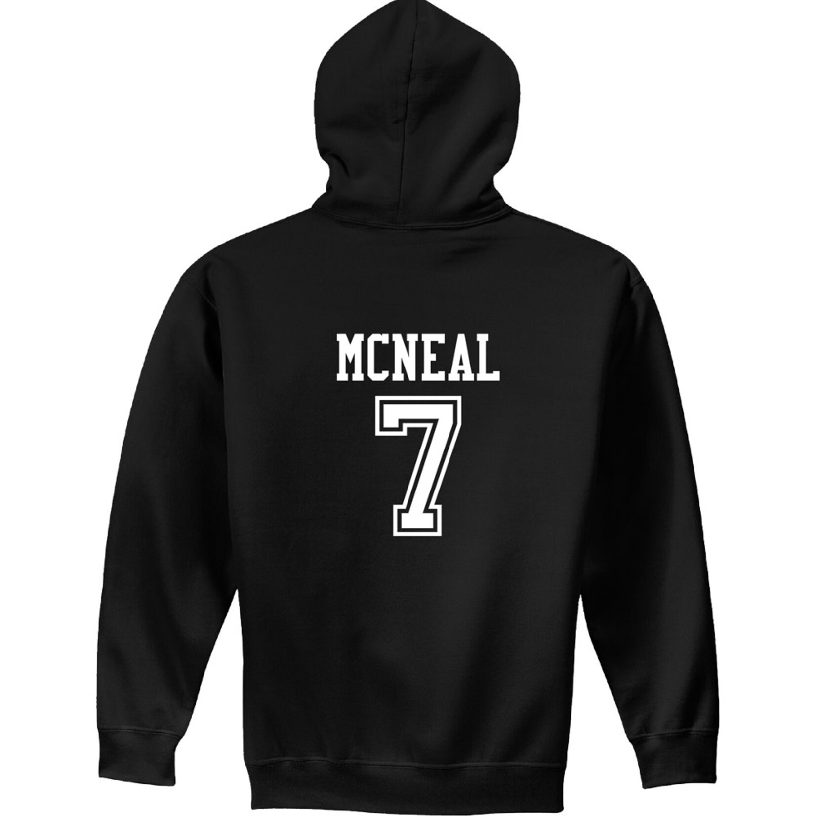 AHUNDYP #7 Malachi McNeal North Dakota Football Sport Youth Hood