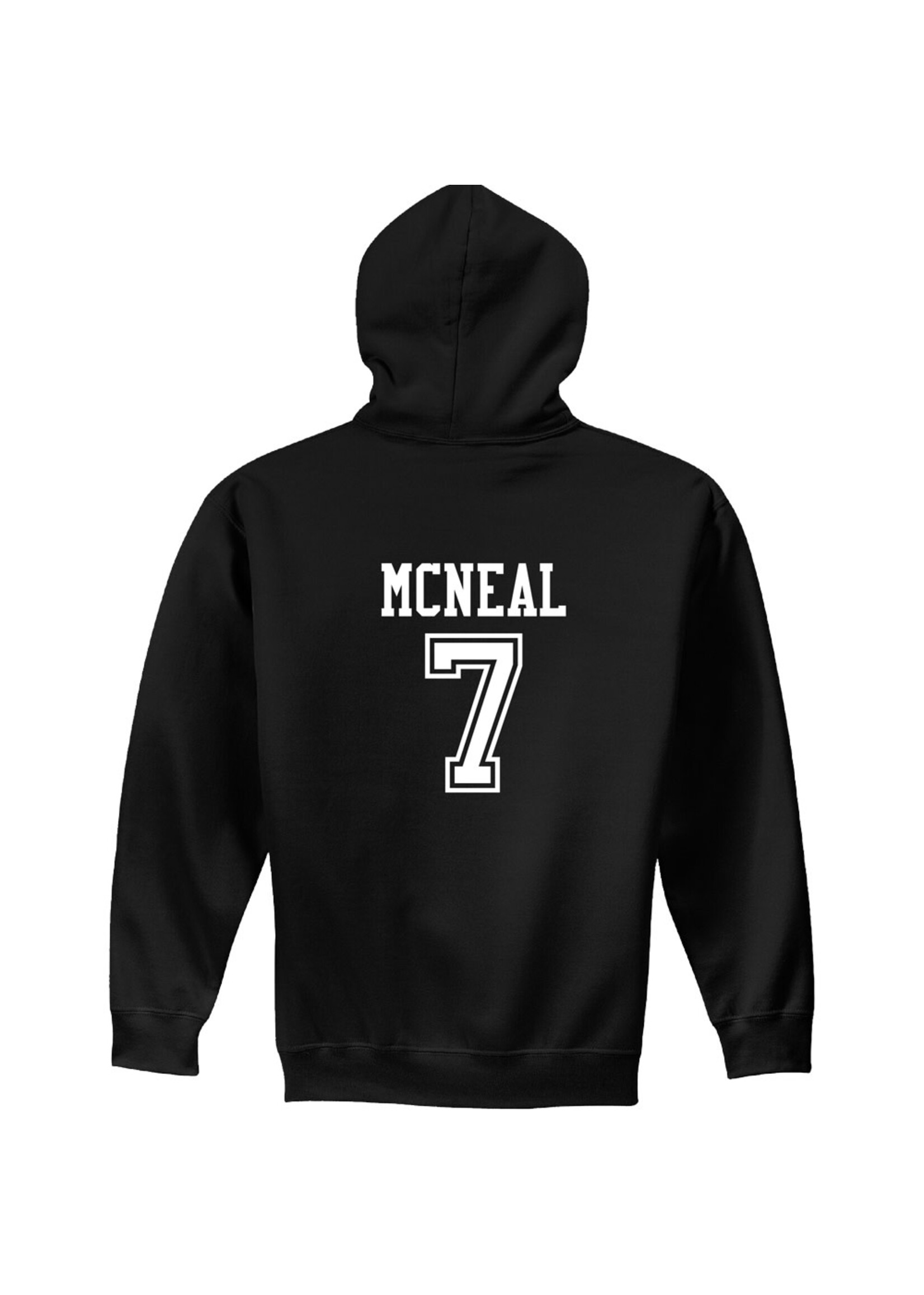 AHUNDYP #7 Malachi McNeal North Dakota Football Sport Youth Hood