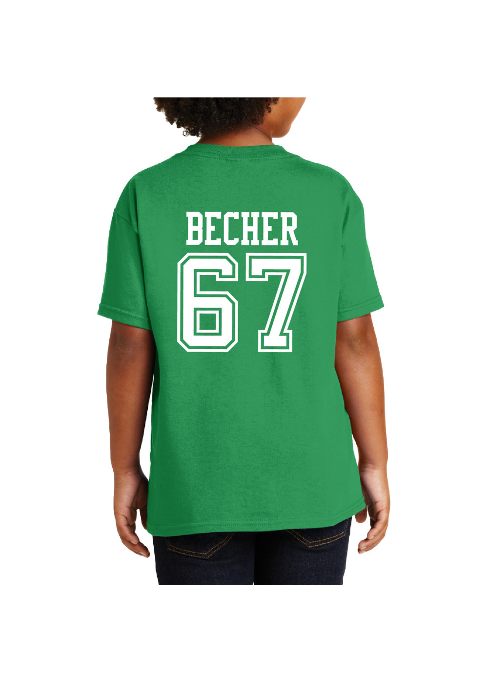 AHUNDYP Liam Becher #67 North Dakota Football Sport Youth Tee
