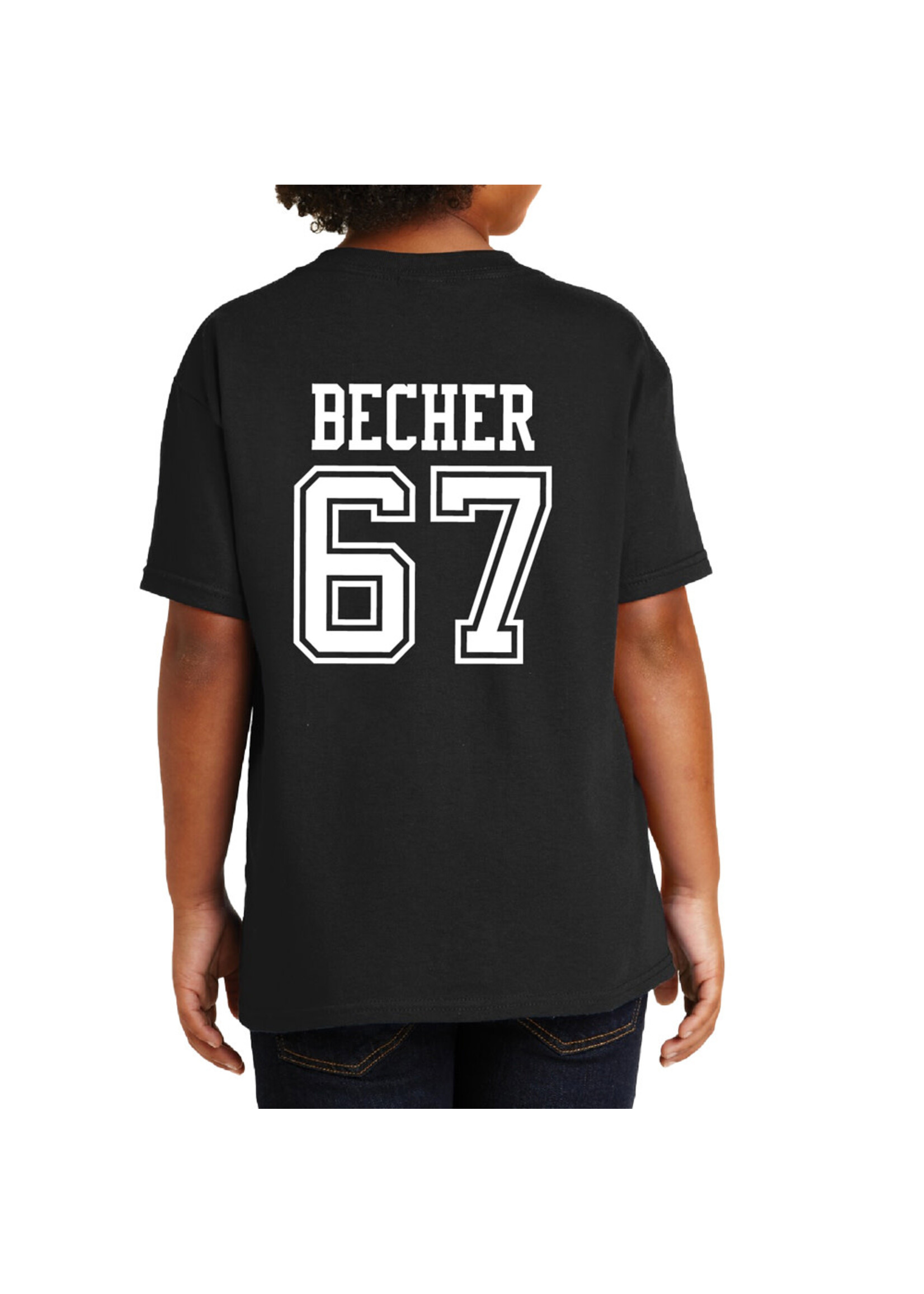 AHUNDYP Liam Becher #67 North Dakota Football Sport Youth Tee