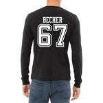 AHUNDYP #67 Liam Becher North Dakota Football Sport Adult Long Sleeve