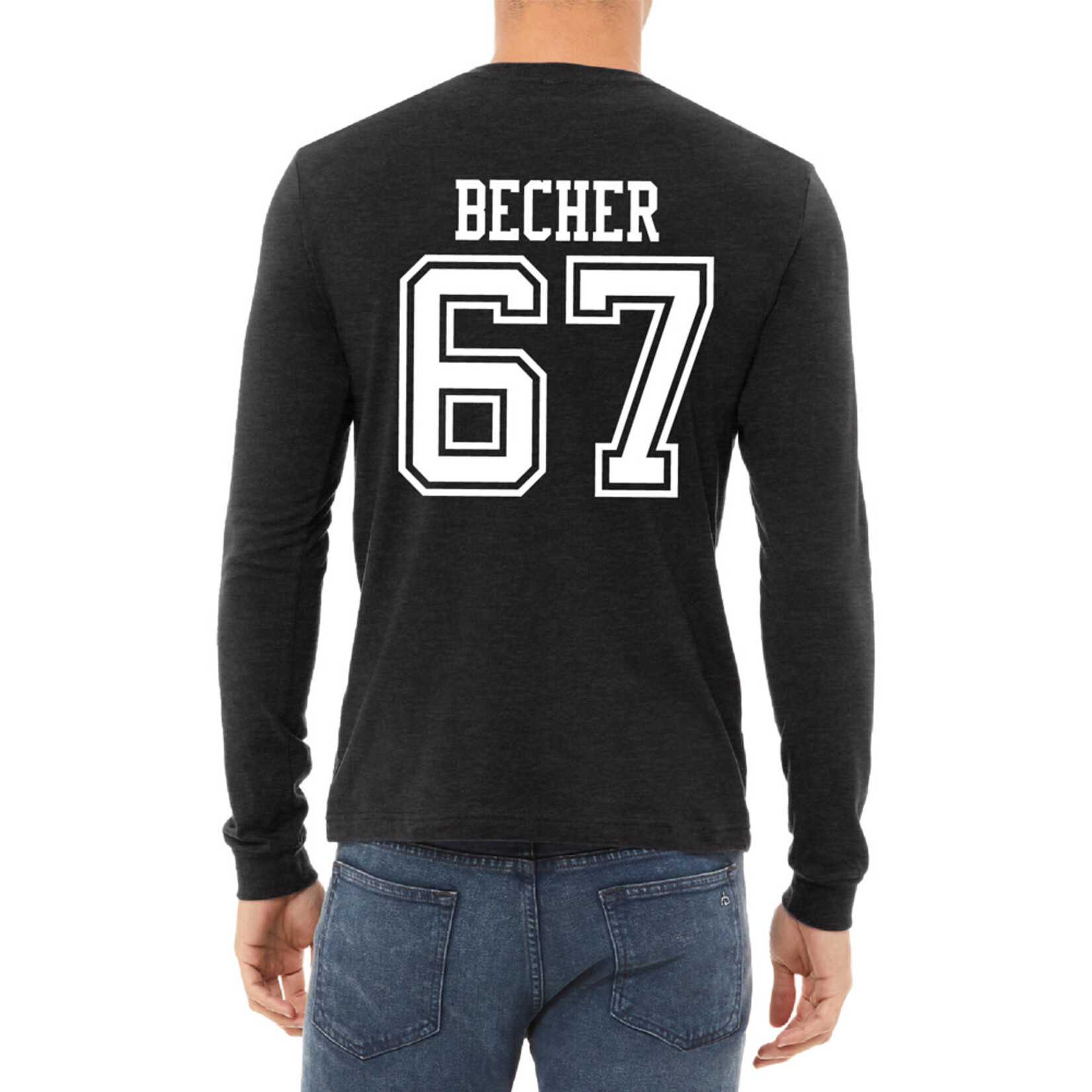 AHUNDYP #67 Liam Becher North Dakota Football Sport Adult Long Sleeve