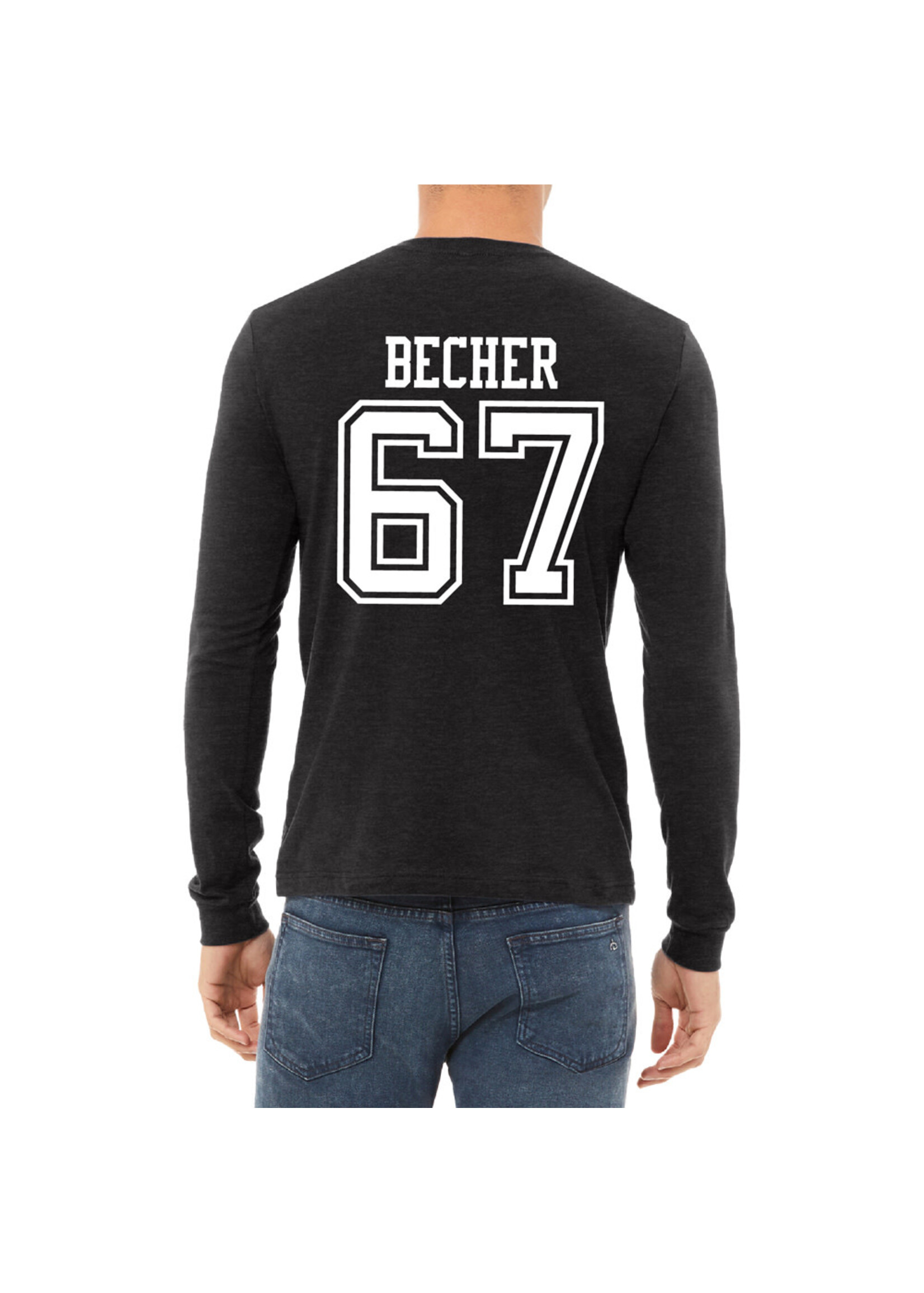 AHUNDYP #67 Liam Becher North Dakota Football Sport Adult Long Sleeve