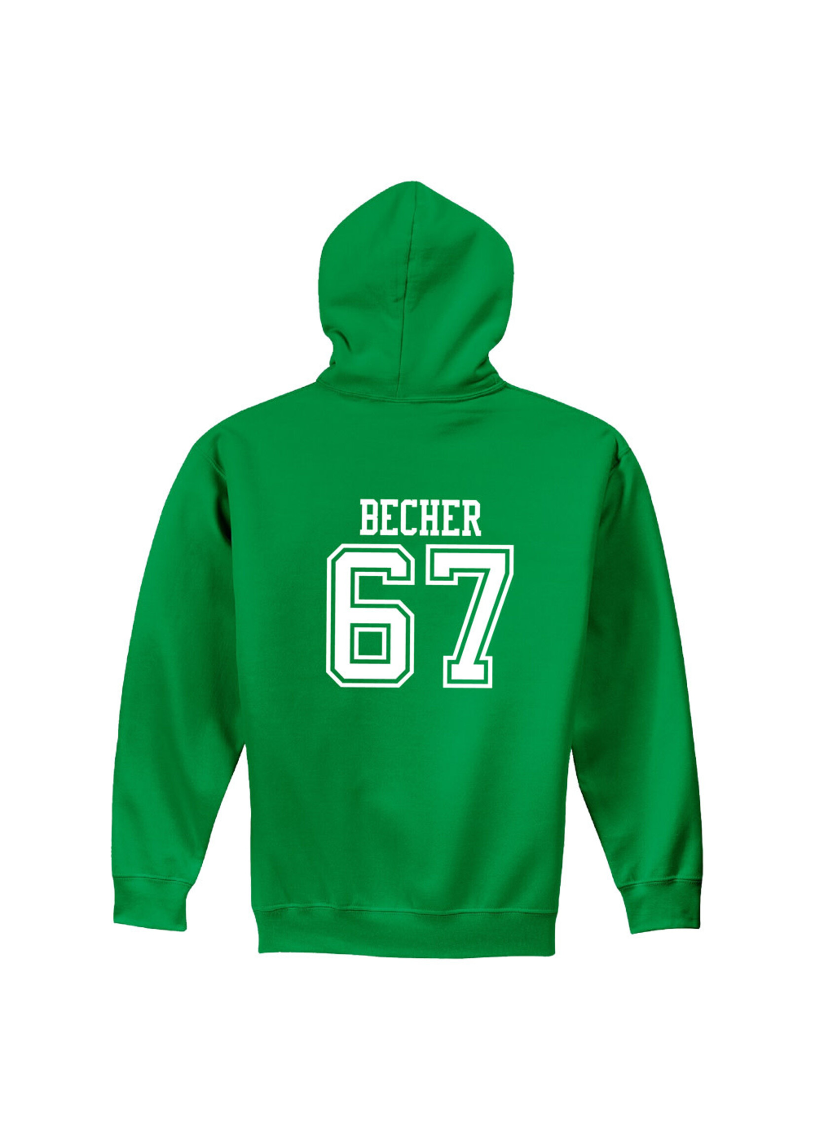 AHUNDYP Liam Becher #67 North Dakota Football Sport Adult Hood