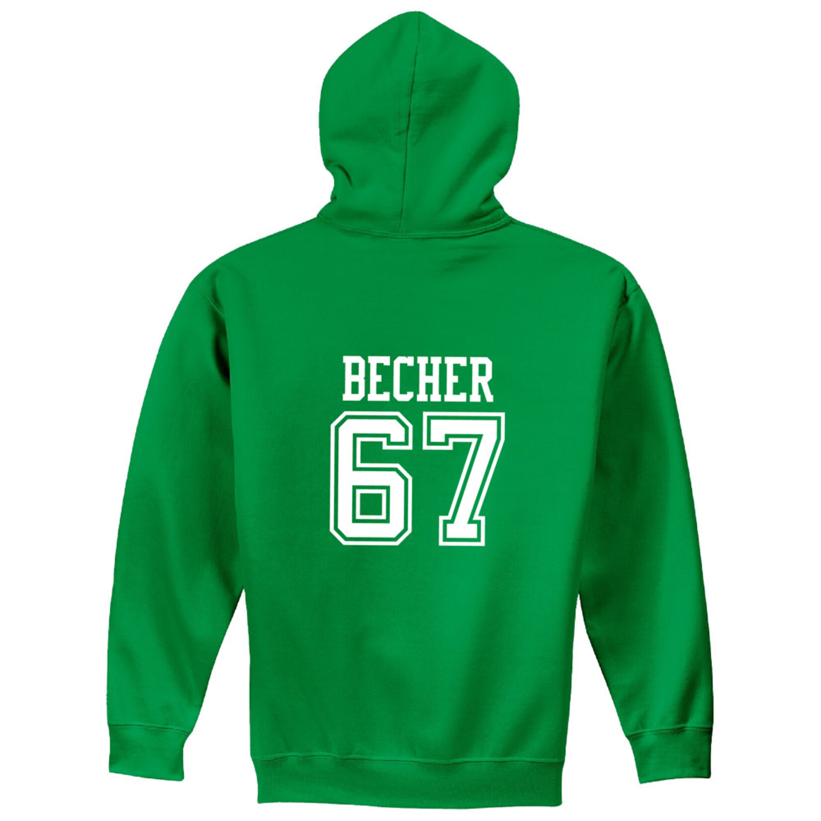 AHUNDYP #67 Liam Becher North Dakota Football Sport Youth Hood