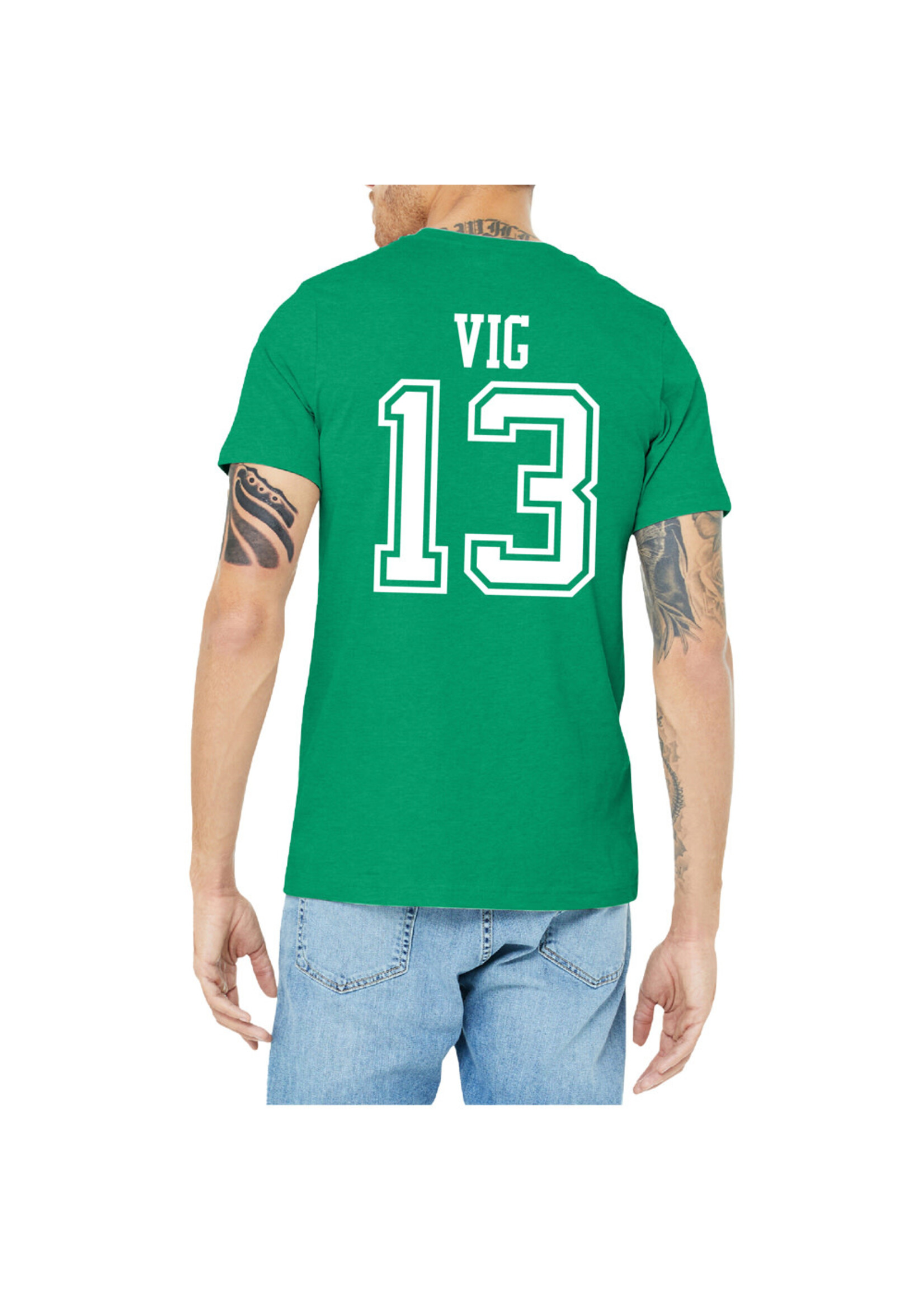 AHUNDYP #13 Kaden Vig North Dakota Football Sport Adult Tee
