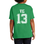 AHUNDYP #13 Kaden Vig North Dakota Football Sport Youth Tee