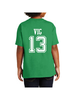 AHUNDYP #13 Kaden Vig North Dakota Football Sport Youth Tee AHUNDYP #13 Kaden Vig North Dakota Football Sport Youth Tee
