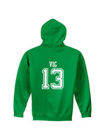 AHUNDYP #13 Kaden Vig North Dakota Football Sport Adult Hood AHUNDYP #13 Kaden Vig North Dakota Football Sport Adult Hood