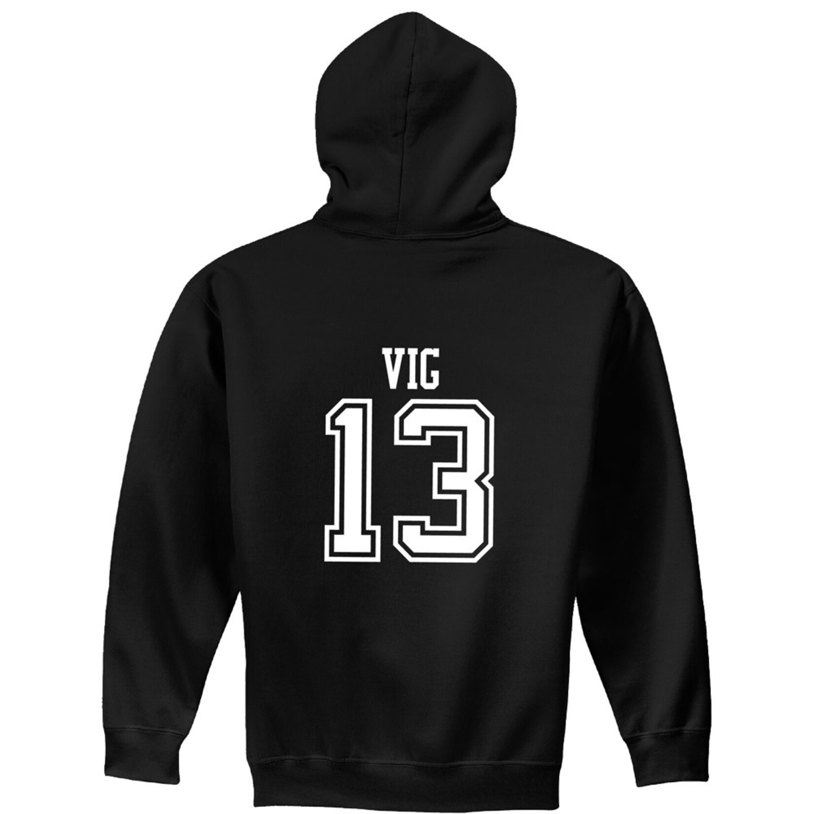 AHUNDYP #13 Kaden Vig North Dakota Football Sport Adult Hood