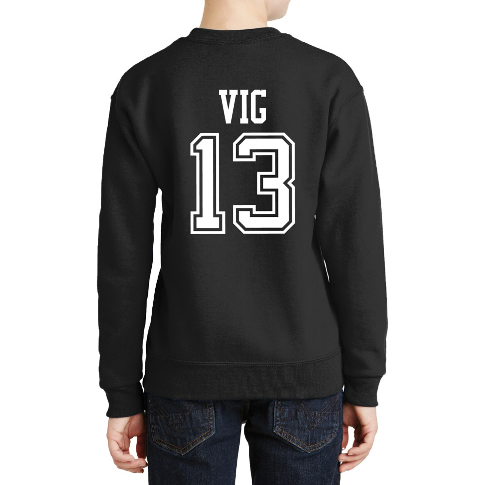AHUNDYP #13 Kaden Vig North Dakota Football Sport Youth Crew