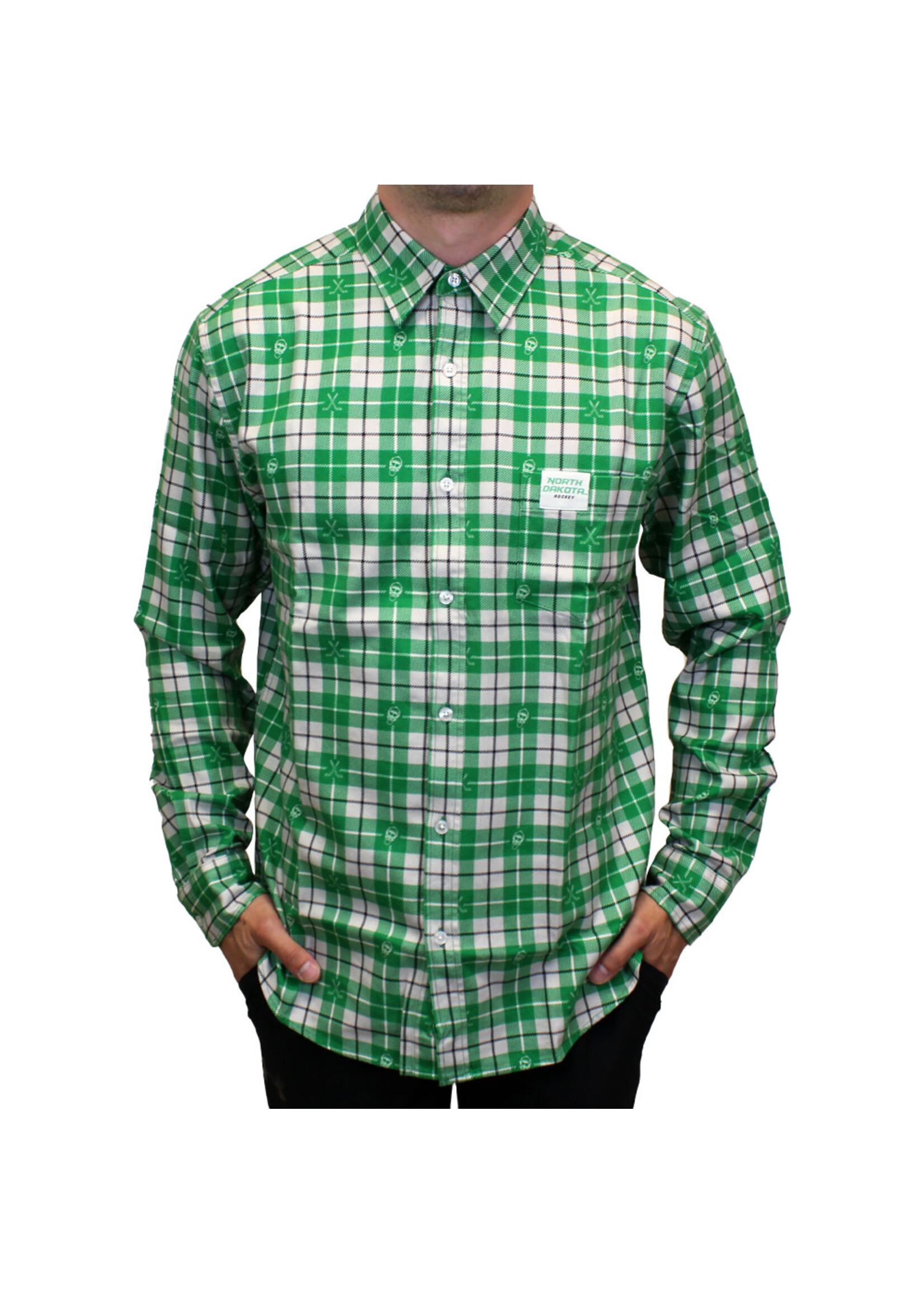For the Fans Flannel Button Down