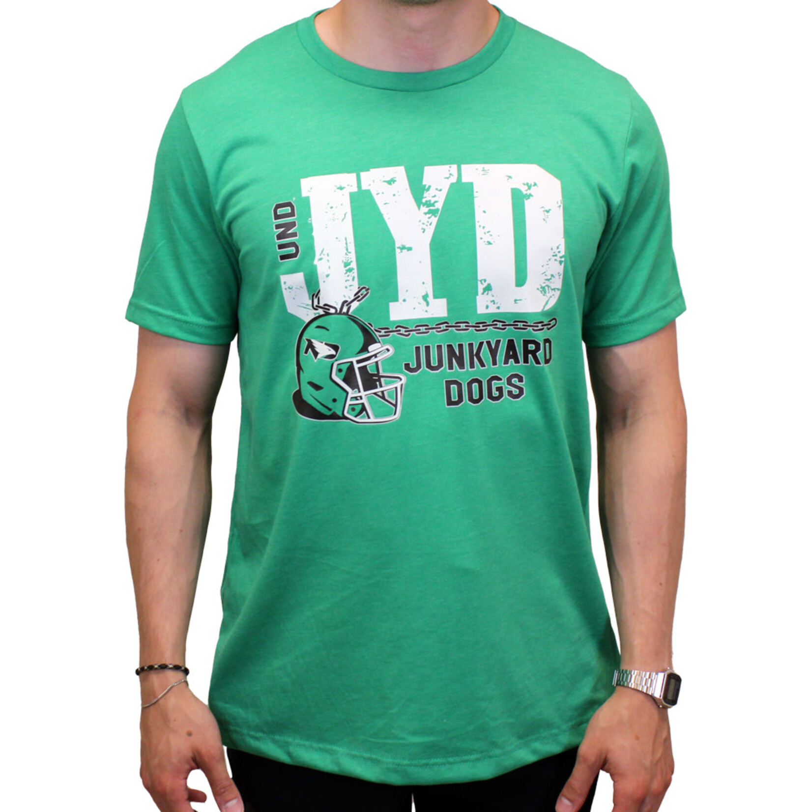 AHUNDYP Junk Yard Dog Football Tee