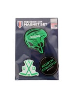 Wincraft 3 Pack North Dakota Hockey Acrylic Magnets