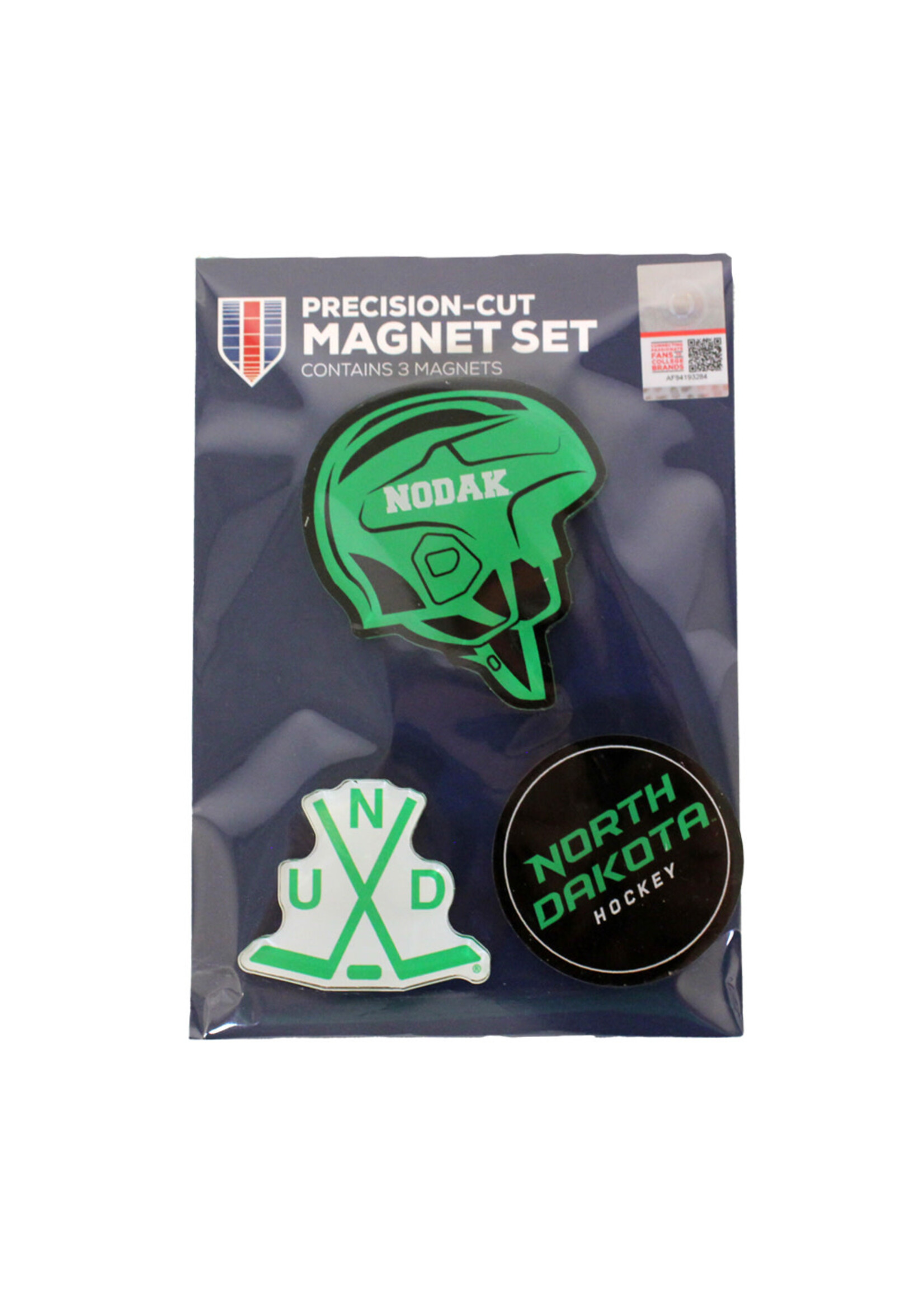 Wincraft 3 Pack North Dakota Hockey Acrylic Magnets