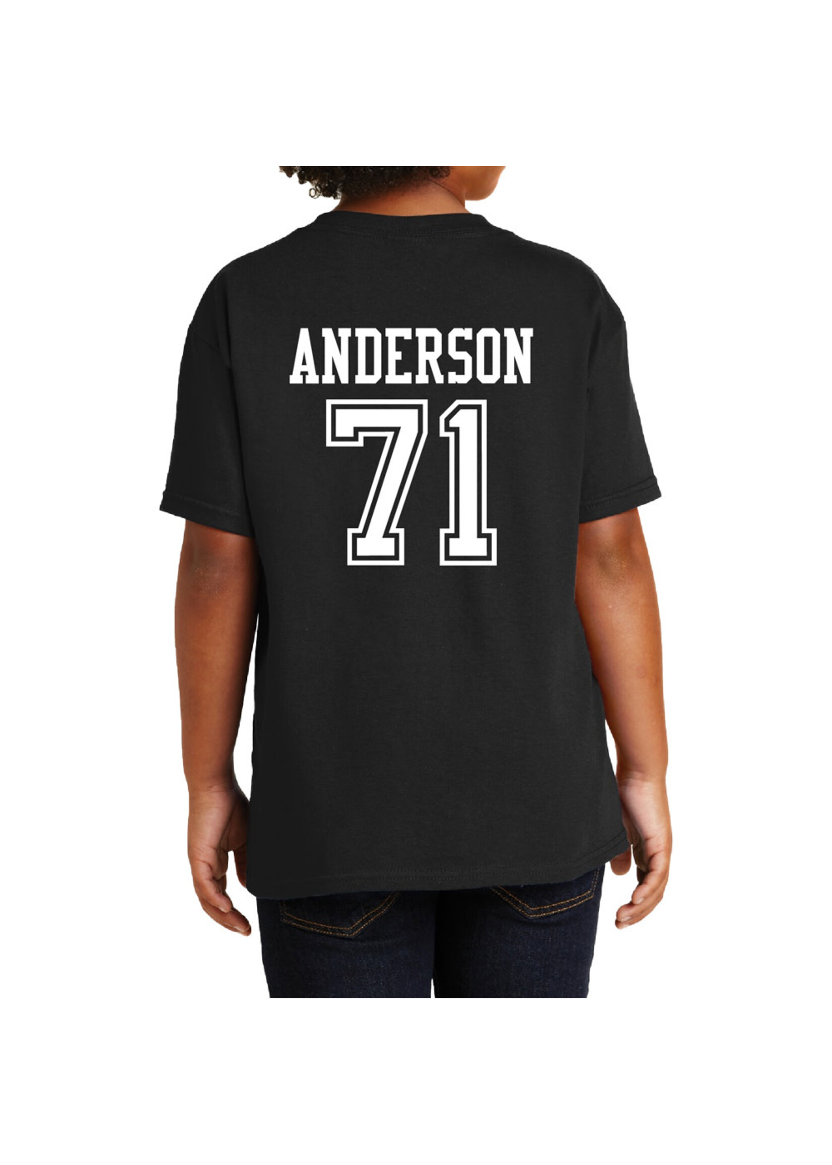 AHUNDYP #71 Seth Anderson North Dakota Football Sport Youth Tee