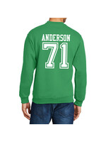 AHUNDYP #71 Seth Anderson North Dakota Football Sport Adult Crew