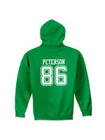 AHUNDYP #86 Karter Peterson North Dakota Football Sport Adult Hood