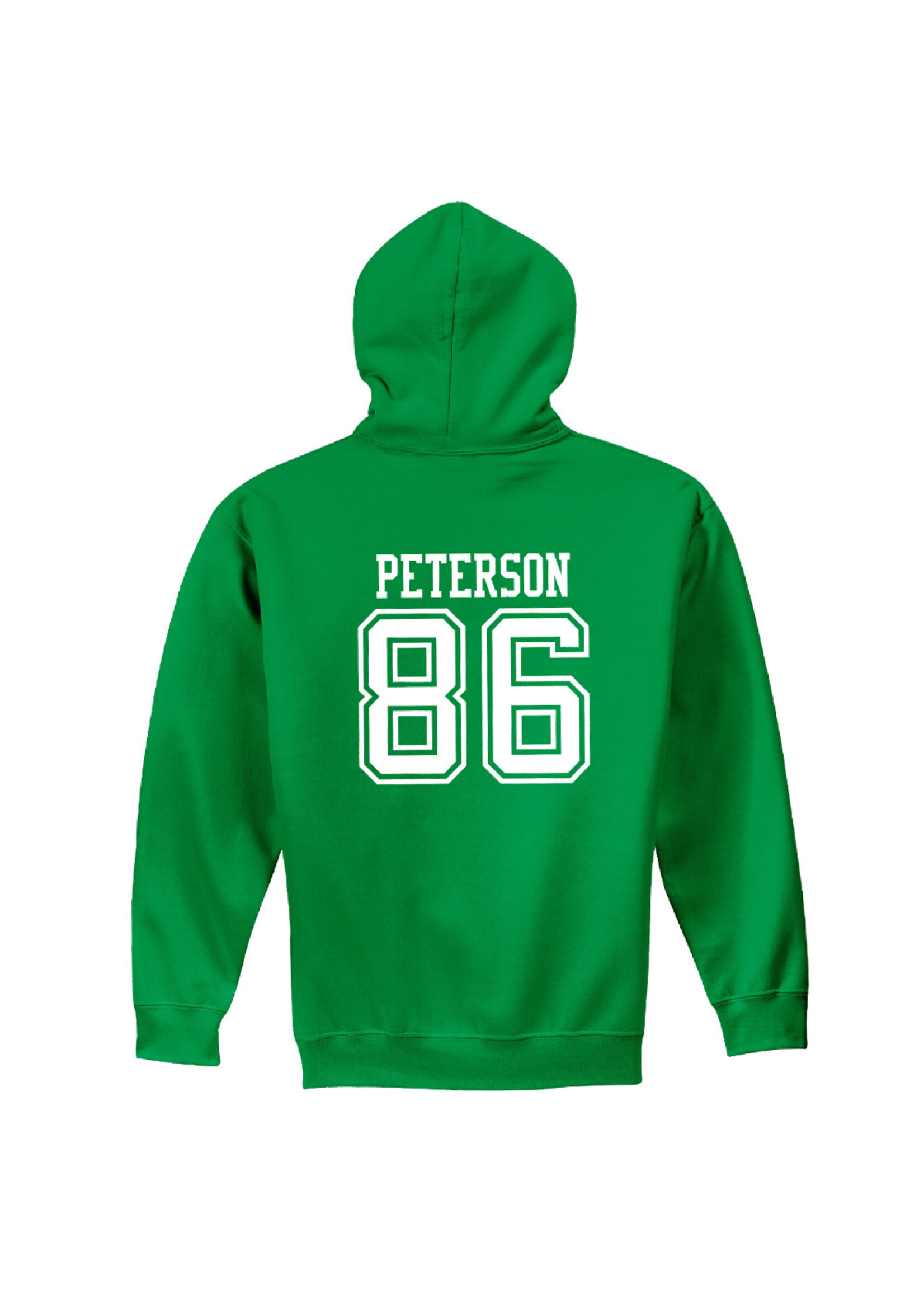 AHUNDYP #86 Karter Peterson North Dakota Football Sport Adult Hood