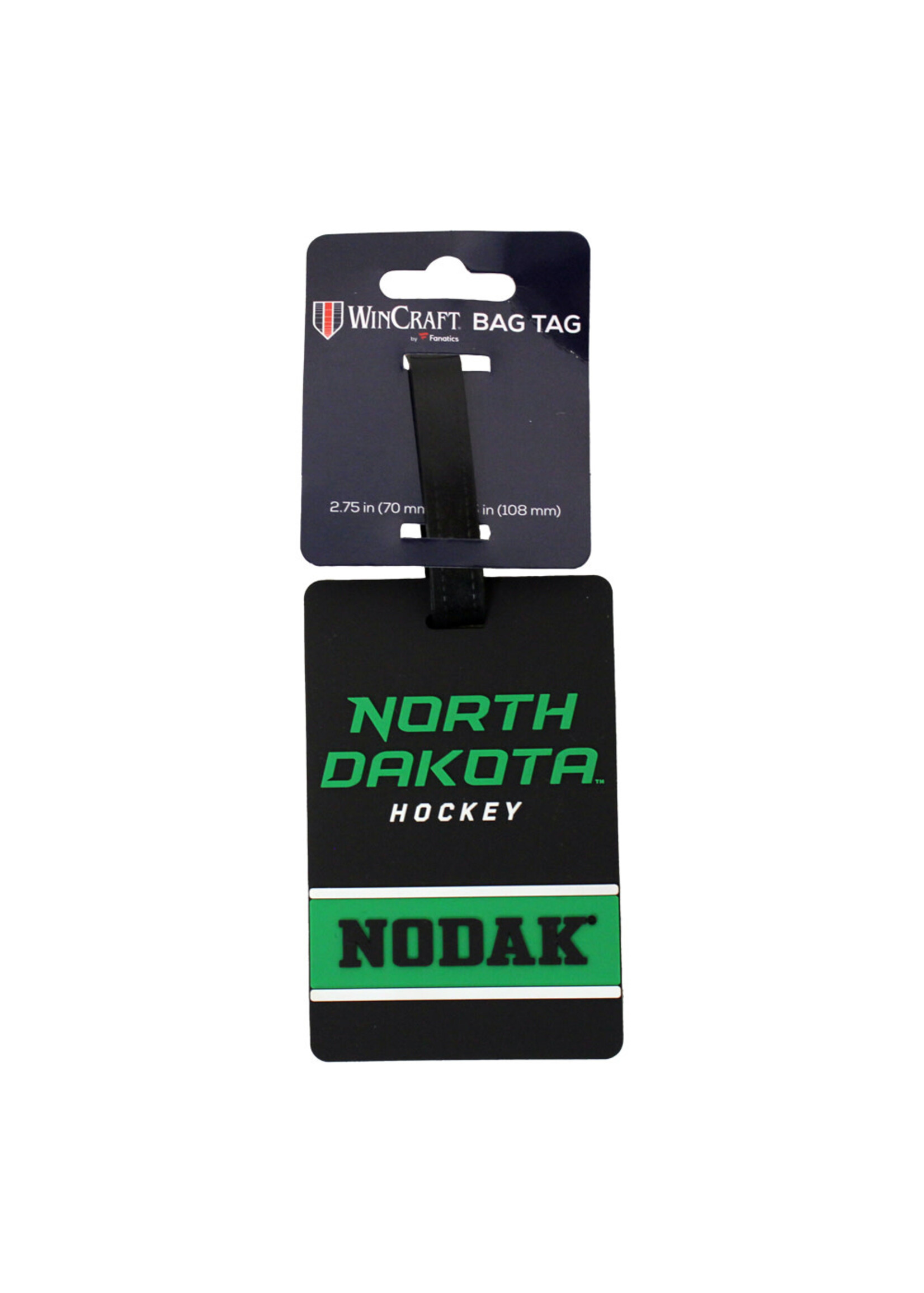 Wincraft North Dakota PVC Bag Tag
