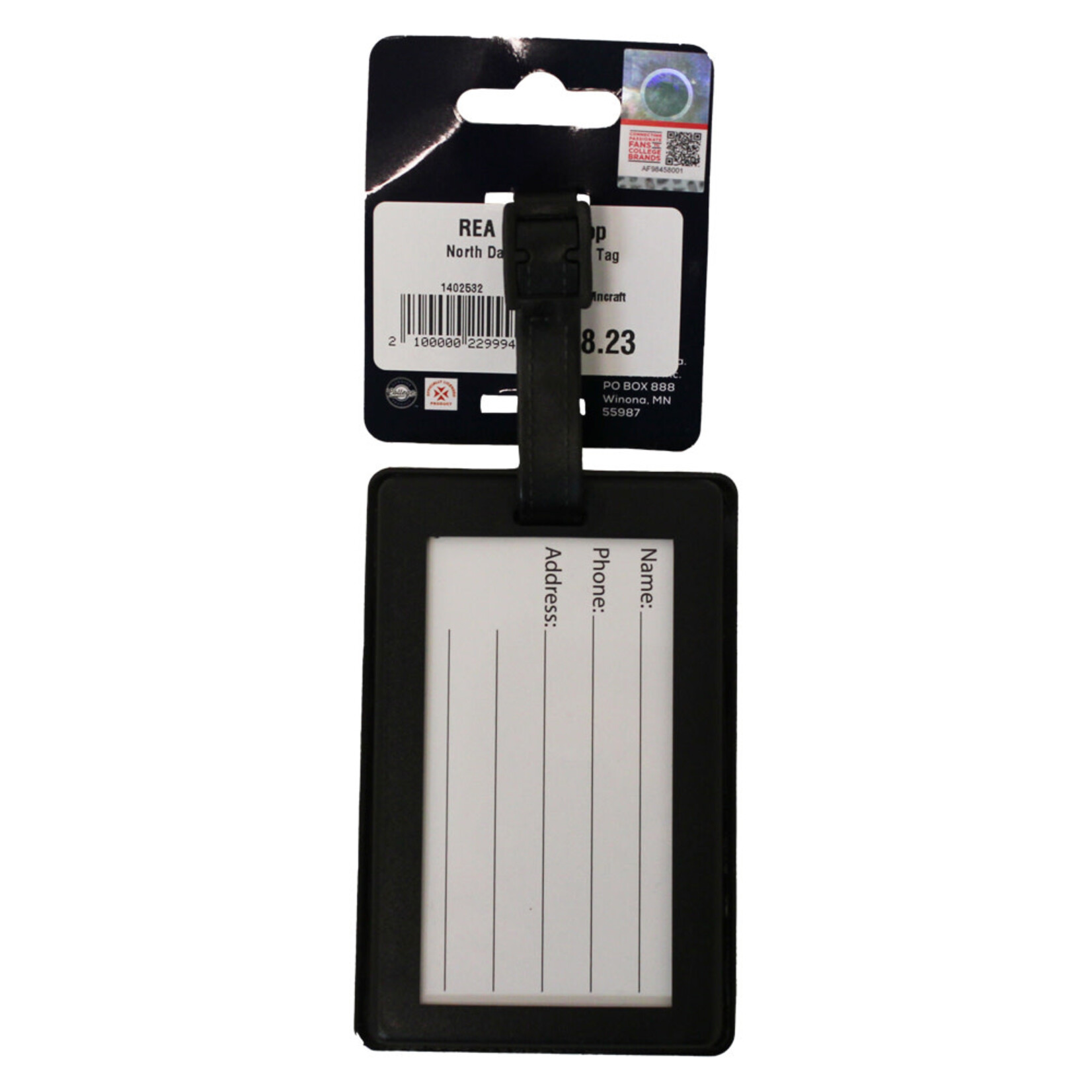 Wincraft North Dakota PVC Bag Tag
