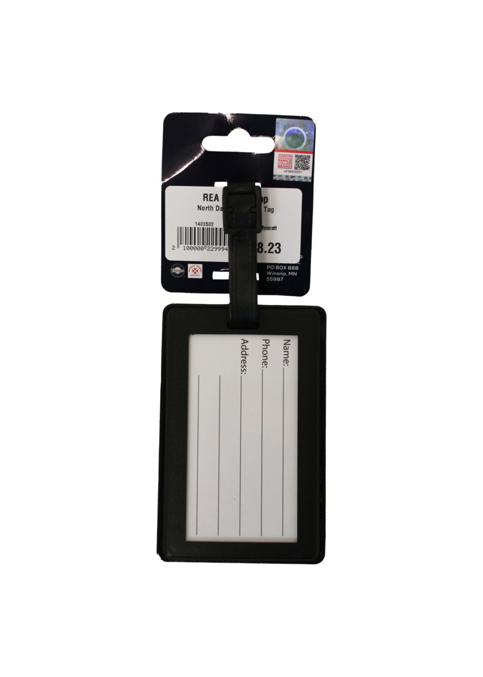 Wincraft North Dakota PVC Bag Tag