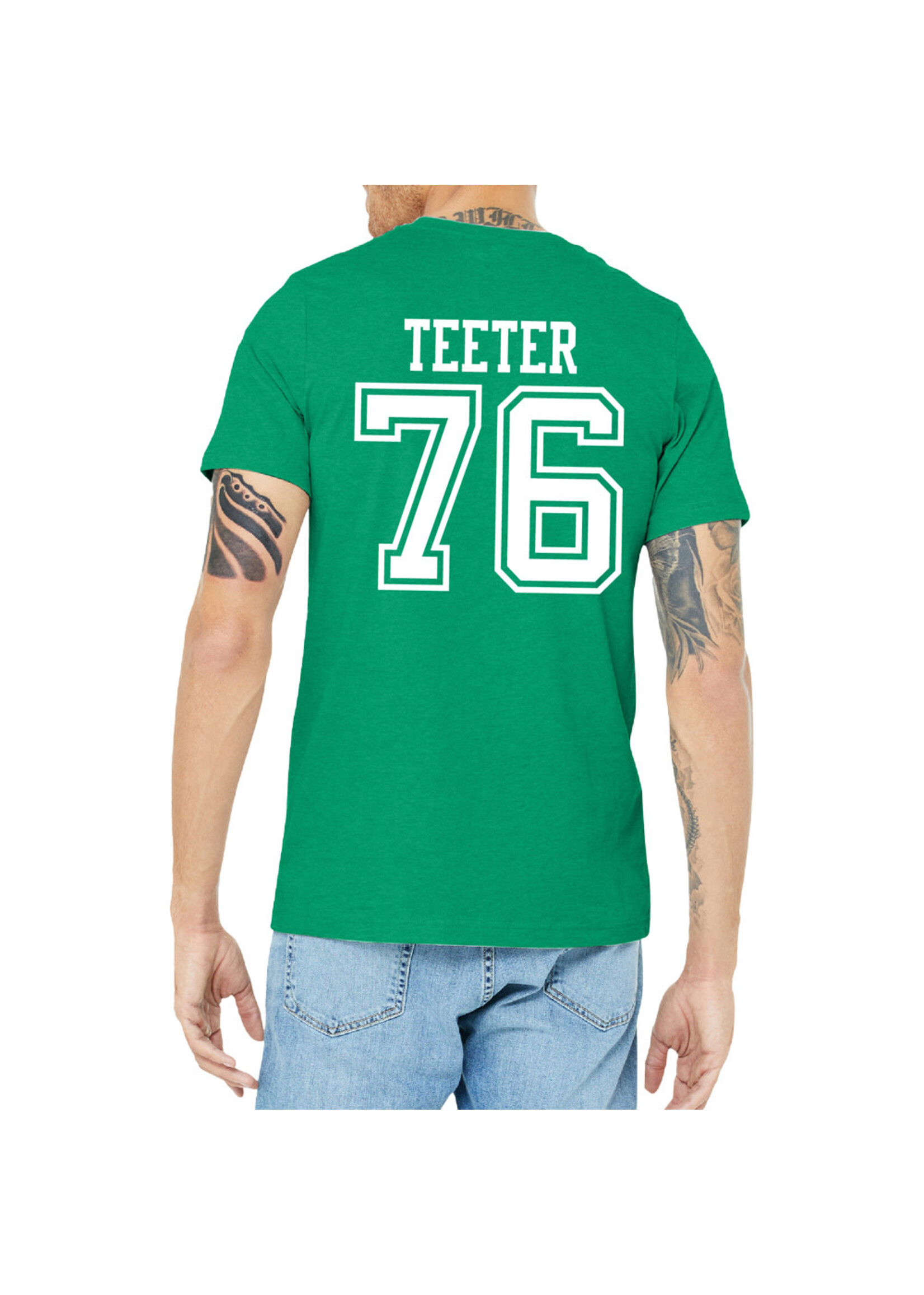 AHUNDYP #76 Ayden Teeter North Dakota Football Sport Adult Tee
