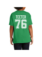 AHUNDYP #76 Ayden Teeter North Dakota Football Sport Youth Tee