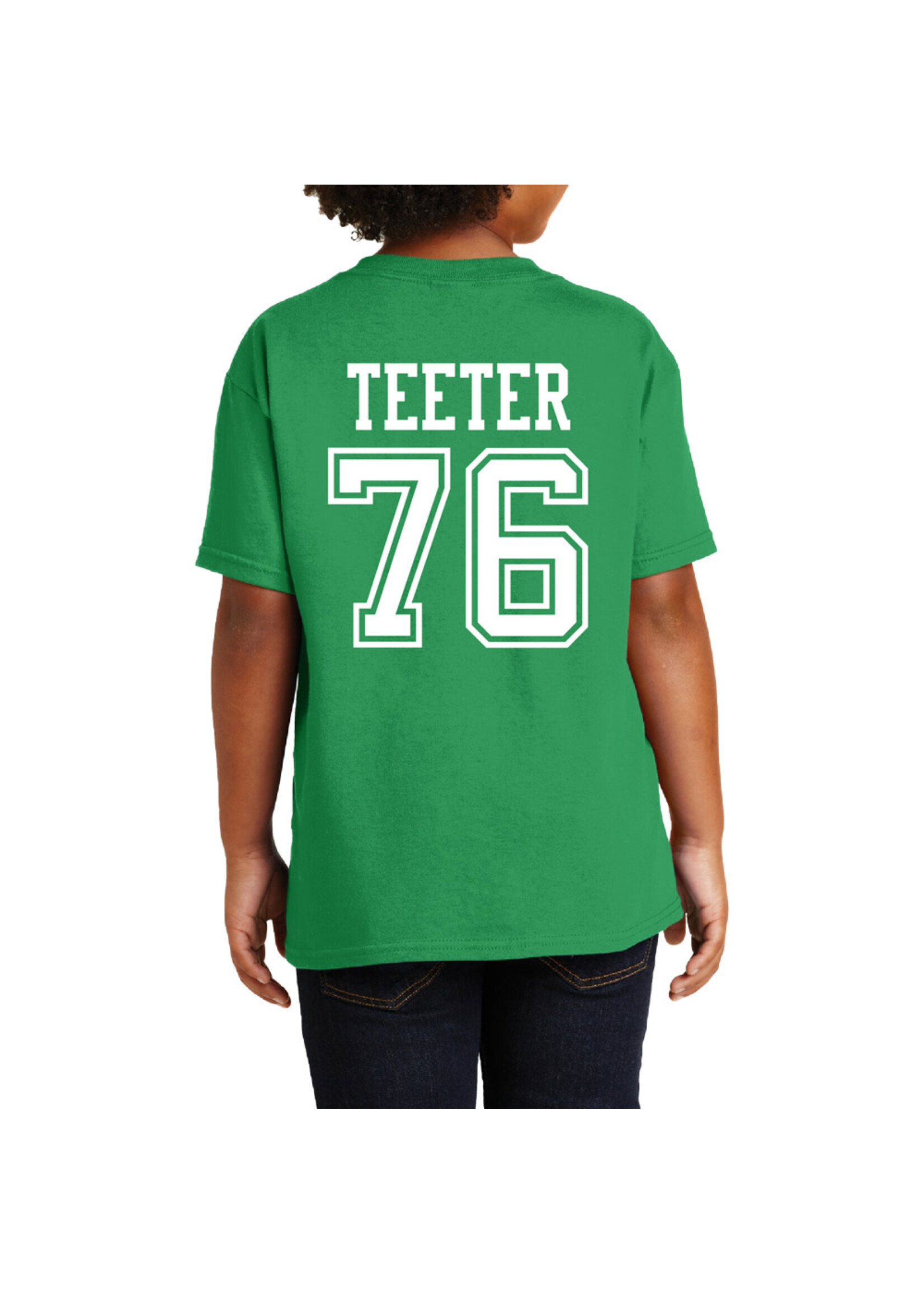 AHUNDYP #76 Ayden Teeter North Dakota Football Sport Youth Tee