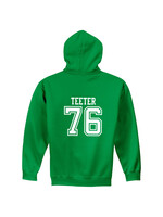 AHUNDYP #76 Ayden Teeter North Dakota Football Sport Adult Hood