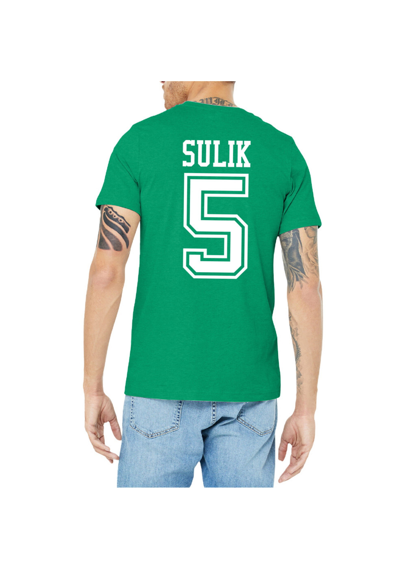 AHUNDYP #5 Jack Sulik North Dakota Football Sport Adult Tee