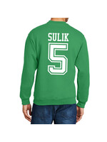 AHUNDYP #5 Jack Sulik North Dakota Football Sport Adult Crew