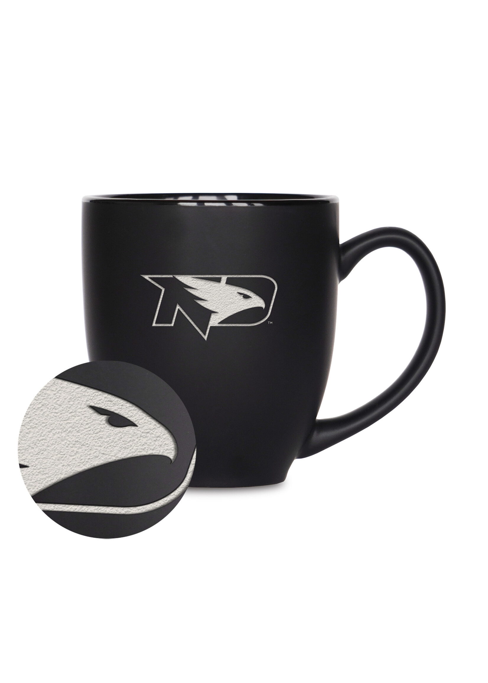 Rico Industries UND Fighting Hawks Bistro 16oz Mug