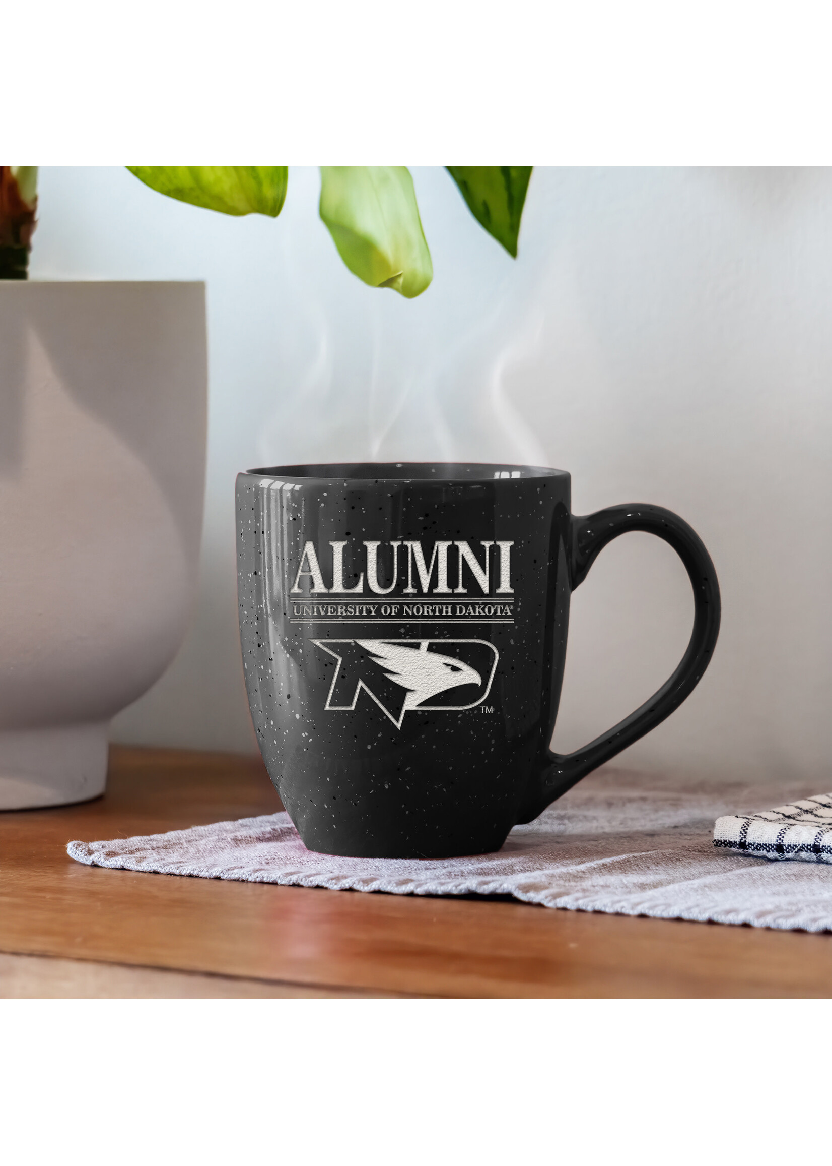 Rico Industries UND Fighting Hawks Alumni 16oz Bistro Mug