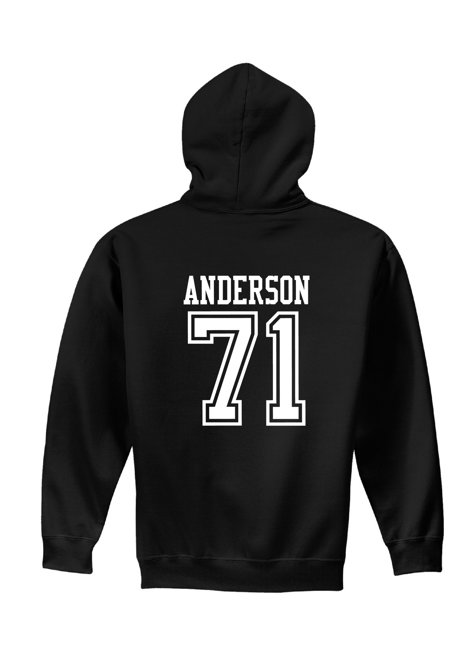 AHUNDYP #71 Seth Anderson North Dakota Football Sport Adult Hood