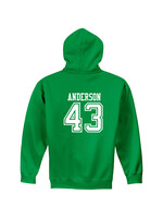AHUNDYP #43 Gabriel Anderson North Dakota Football Sport Adult Hood