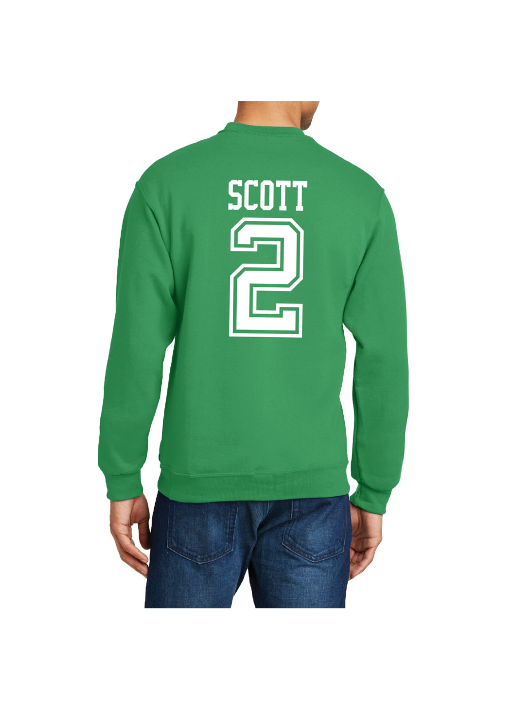 AHUNDYP #2 Avery Scott North Dakota Football Sport Adult Crew