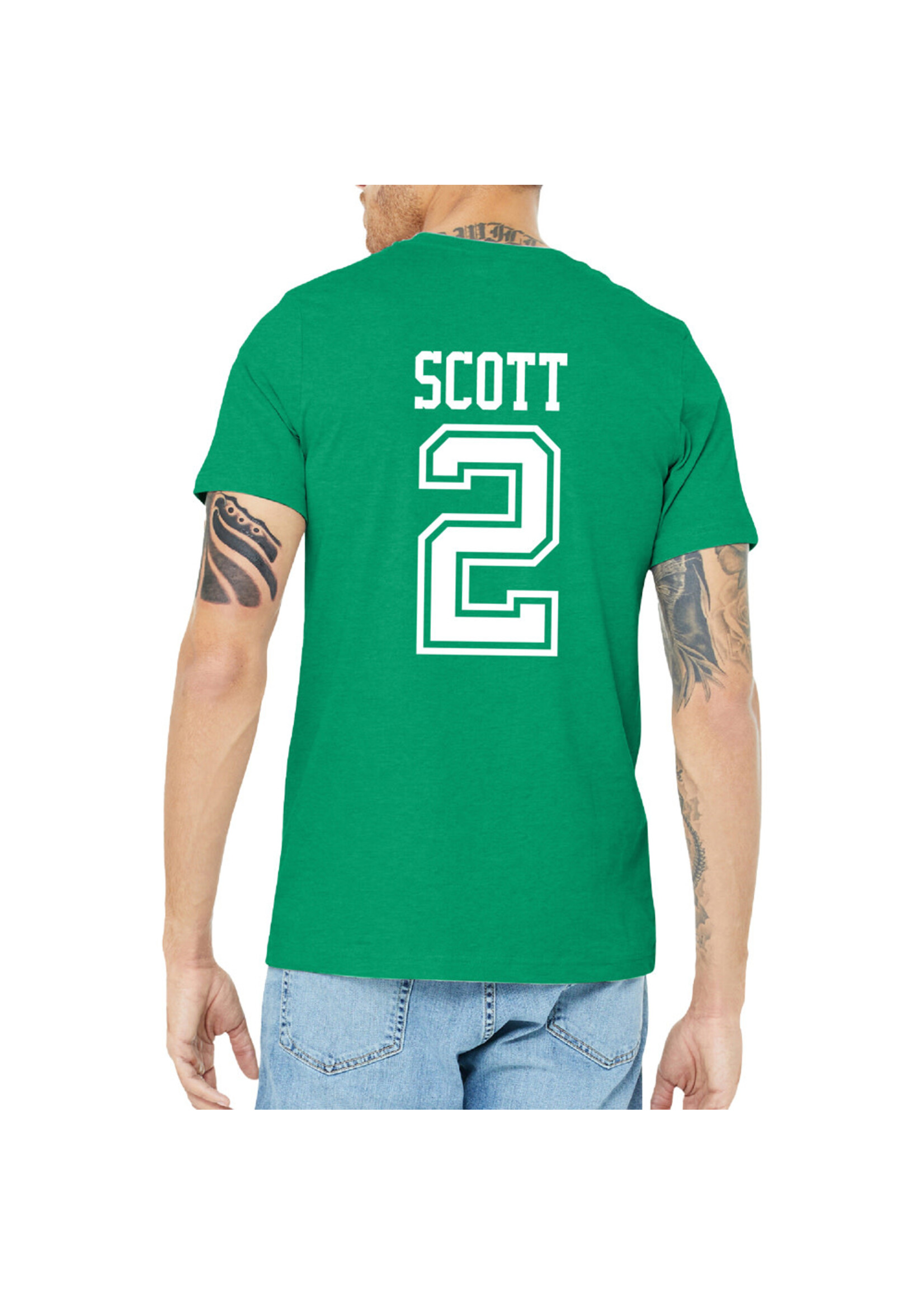 AHUNDYP #2 Avery Scott North Dakota Football Sport Adult Tee