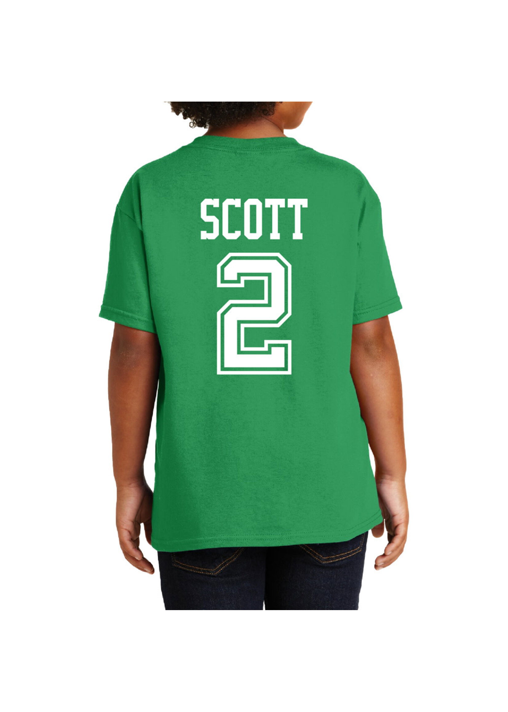 AHUNDYP #2 Avery Scott North Dakota Football Sport Youth Tee