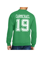 AHUNDYP #19 Idrique Carmichael North Dakota Football Sport Adult Crew